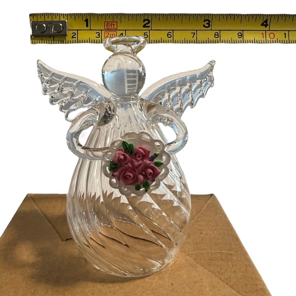 Current Wedding Glass Angel Ornament - Picture 8 of 9